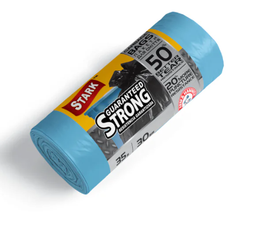 Пакети для сміття 35х30 STARK міцні сині